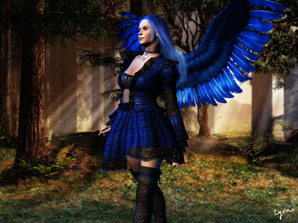 Angel in Blue